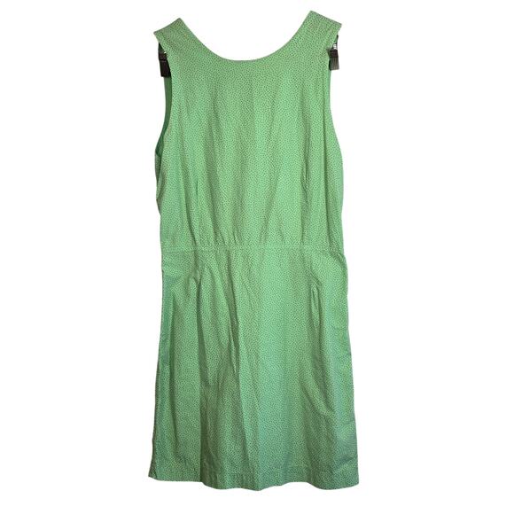M – Vintage Pistachio Green Polka Dot 1980s Shift Dress by Stitchy Fingers - Picture 1 of 4